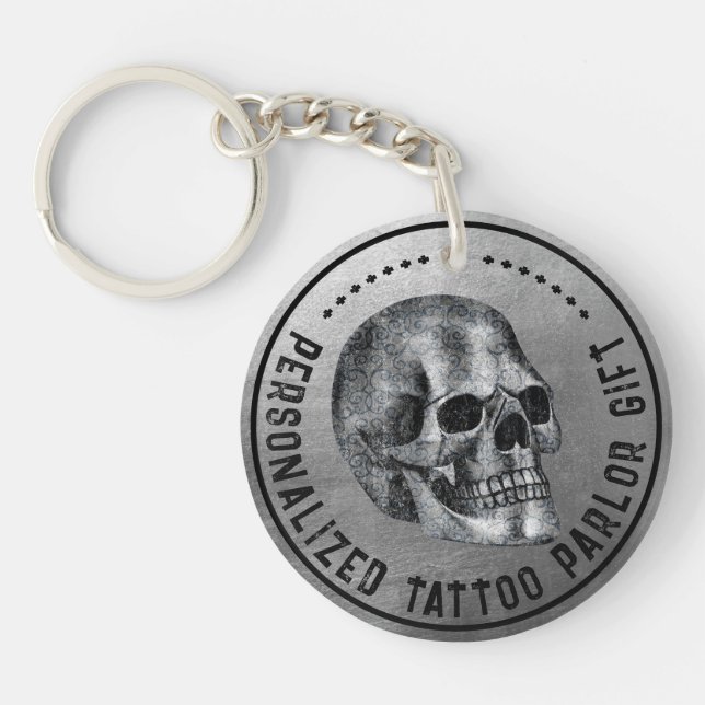 Silver Skull Coola Gothic Fidelity Tatto Parlor (Framsidan)