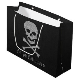 Silver Skull & Crossbone Halloween