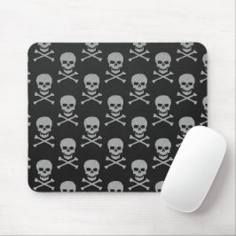 Silver Skull & Crossbone Halloween Musmatta