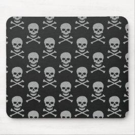 Silver Skull & Crossbone Halloween Musmatta