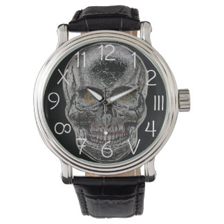 Silver Skull eWatch Watch Watch Armbandsur