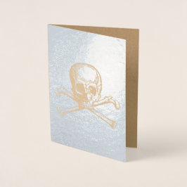 Silver Skull Folierat Kort