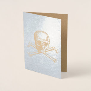 Silver Skull Folierat Kort