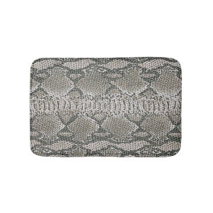 Silver Snake Skin Bath Mat Badrumsmatta
