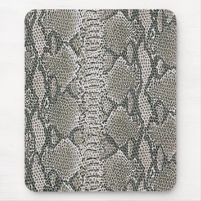 Silver Snake Skin Mouse Pad Musmatta (Framsidan)
