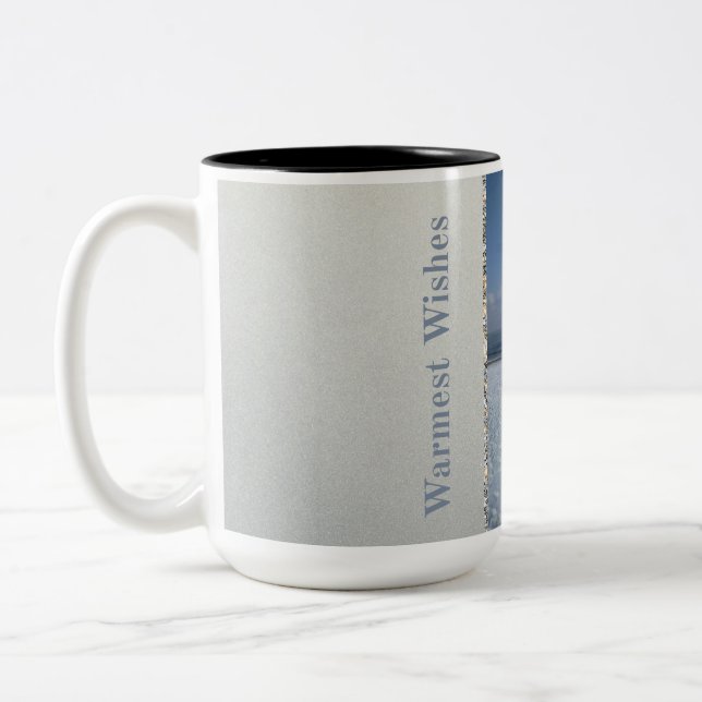 Silver Snöflinga Elegans Två-Tonad Mugg (Vänster)