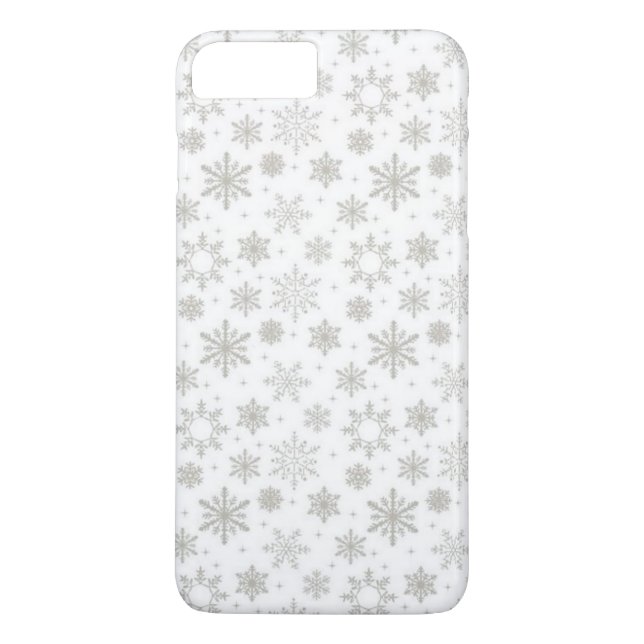 Silver Snöflingor Design iPhone Fodral Case-Mate iPhone Skal (Baksida)
