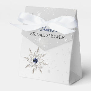silver snöflingor möhippa - förmånslåda presentaskar