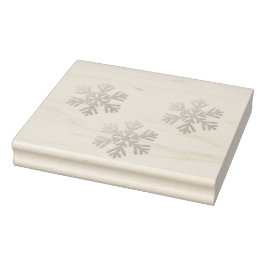 Silver snöflingor stämpel