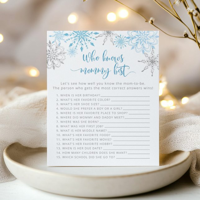 Silver-snöslingor Vem vet vad mamma spelar bäst (Skapare uppladdad)