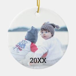 Silver Snowflake 2 Sidofoto jul Julgransprydnad Keramik