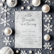 Silver Snowflake är på väg mot Winter Baby Shower