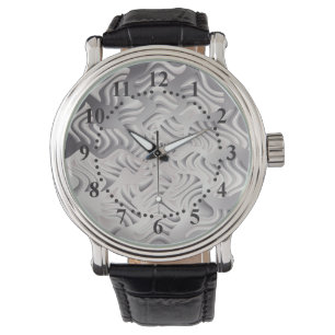 silver snowflake armbandsur