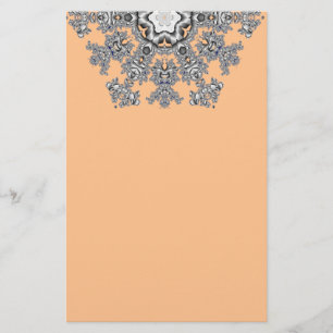 Silver Snowflake Brevpapper