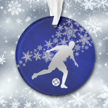 Silver Snowflake-fotbollsspelare på Blue
