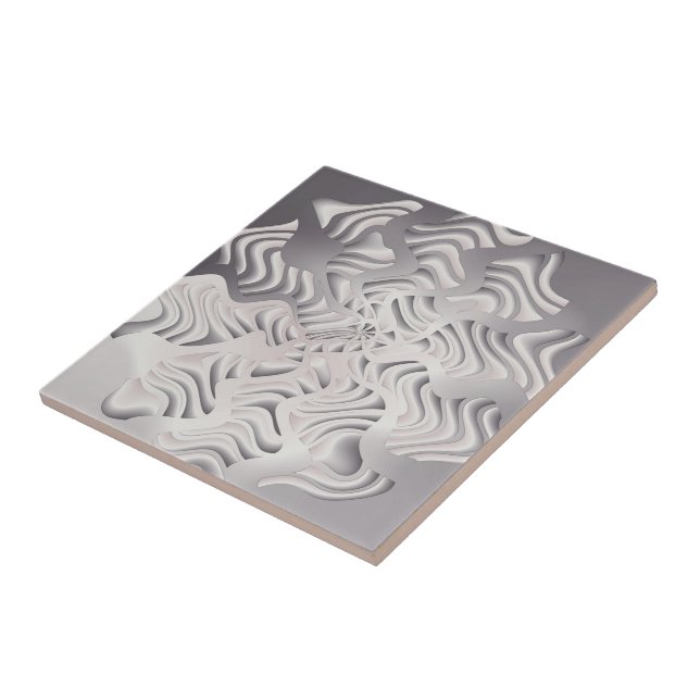 silver snowflake kakelplatta (Sidan)