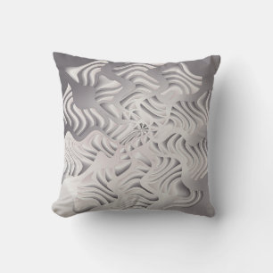 silver snowflake kudde