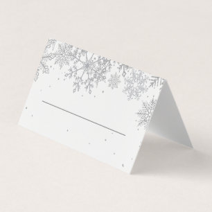 Silver Snowflake Place Kort