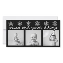 Silver Snowflake Tre foto-Helgdag