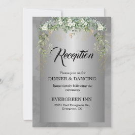Silver Soirée: A blooming Blue Affair Investigatio Inbjudningar