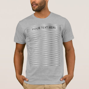 Silver-sökmall Lägg till bildtext Logotyp Manar T Shirt