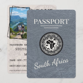 Silver South Afrika Passport Spara Datumet