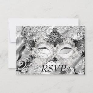 Silver Sparkle Maskeradfest Anmälan OSA Kort
