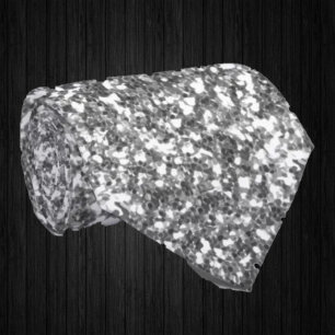 Silver Sparkles Faux Glitter Finare Luxury Slips