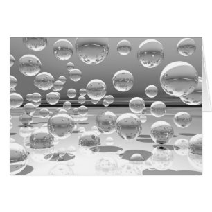 Silver Spheres Hälsningskort