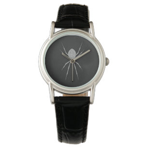 Silver Spider Halloween Armbandsur