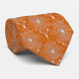 Silver Spindelnät Snöre om Orange Slips
