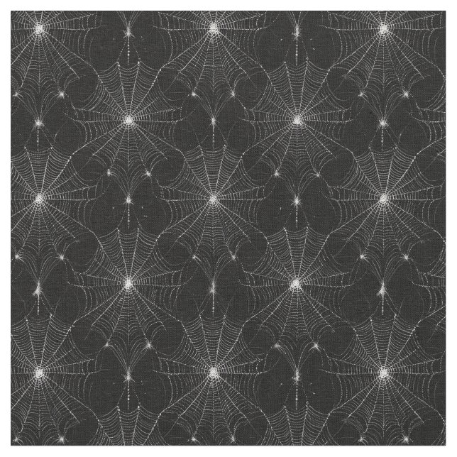 Silver Spindelnät Snöre vid Svarta havet Tyg (Närbild)