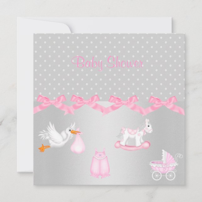 SILVER SPOT BABY SHOWER-INBJUDAN INBJUDNINGAR (Framsida)