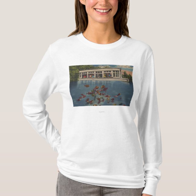 Silver Springs Florida - beskåda av riverboaten & T-shirt (Framsida)