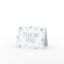 Silver Sprinkles Scatter Blue Dots Tack