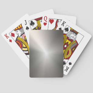 Silver Stainless Steel Metall Casinokort