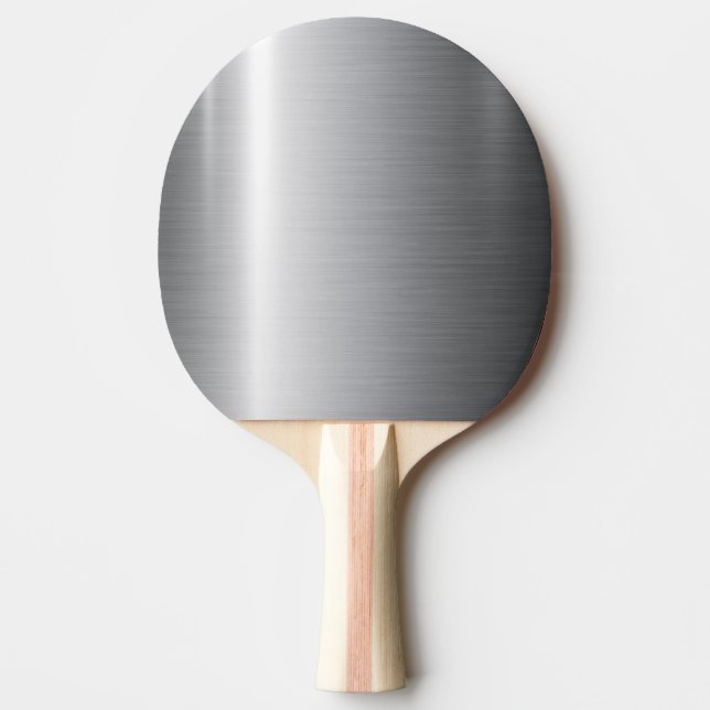 Silver Stainless Steel Metall Pingisracket (Framsidan)