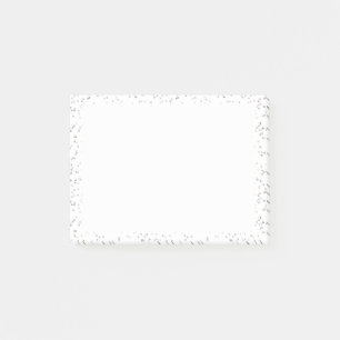 Silver Stardust Konfetti Post-it Block