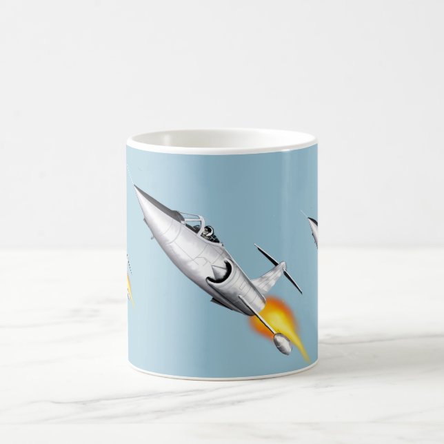 Silver Starfighter F104 Mugg (Center)
