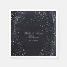 Silver Starry Night Bröllop Cocktail