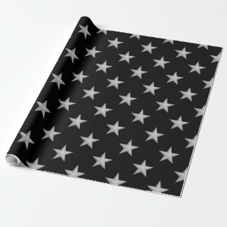 Silver Stars Mönster Presentpapper
