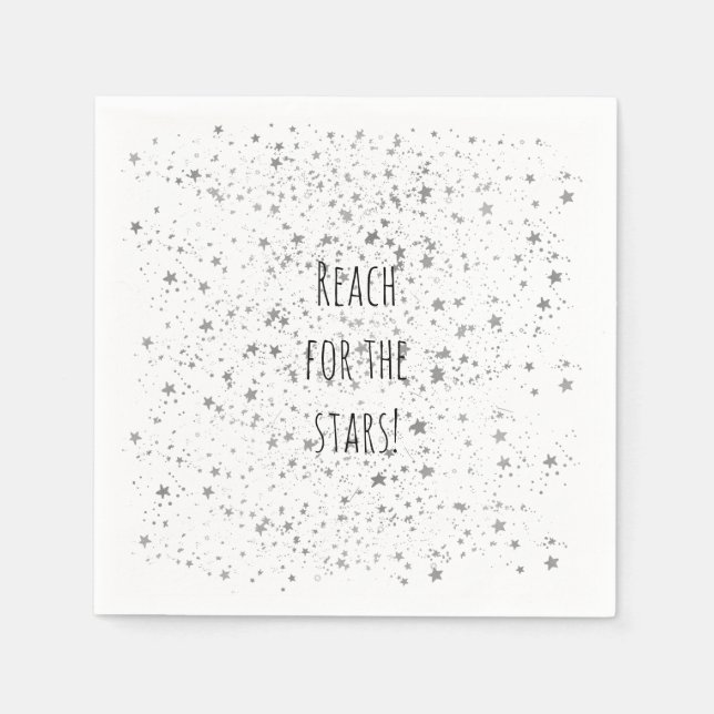 Silver Stars Personlig Pappersservett (Framsidan)