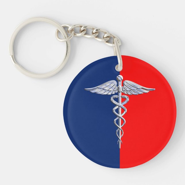 Silver Stil Caduceus Medical Symbol League (Framsidan)