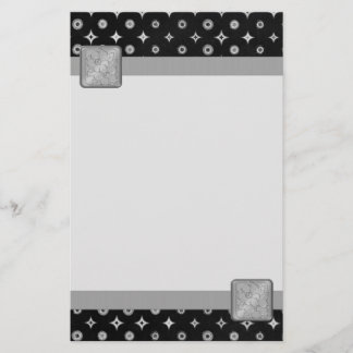 Silver stjärna brevpapper