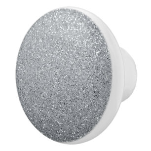 Silver Stone Gary Guld Marble Lila Glitter Ceram Knopp