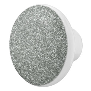 Silver Stone Gary Guld Marble Lila Glitter Ceram Knopp