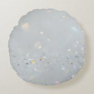 Silver Stone Gary Guld Marble Lila Glitter Rund Kudde