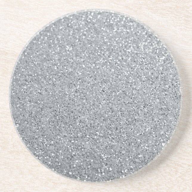 Silver Stone Gary Guld Marble Lila Glitter Underlägg (Framsidan)