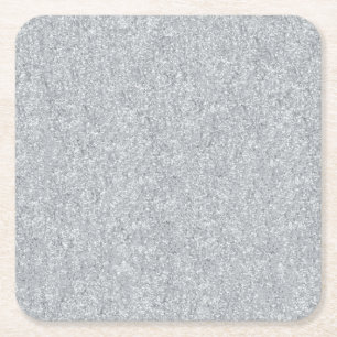 Silver Stone Gary Guld Marble Lila Glitter Underlägg Papper Kvadrat