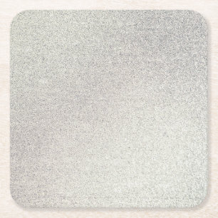 Silver Stone Gary Guld Marble Lila Glitter Underlägg Papper Kvadrat